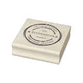 Creëer je eigen moderne achternaam rubberstempel (Stempel)