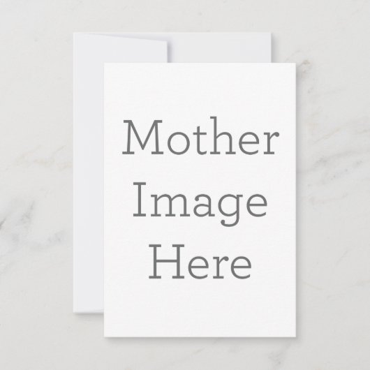 8.9 x 12.7 cm Enkele bedankkaart (Voorkant)