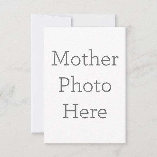 8.9 x 12.7 cm Enkele bedankkaart (Voorkant)