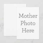 8.9 x 12.7 cm Enkele bedankkaart (Voorkant / Achterkant)