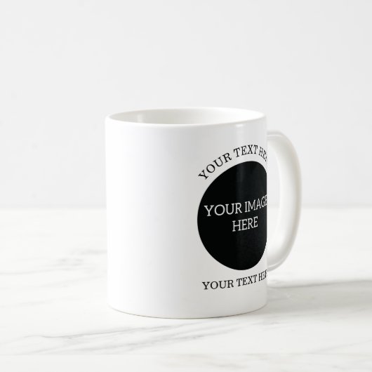 Creëer Je eigen Mok - 2 ronde Afbeeldingen plus te (Voorkant rechts)