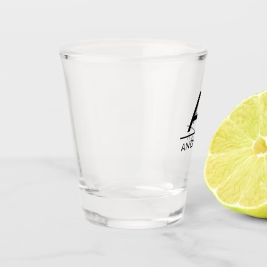 creëer je eigen monogramme shot glas (Links)