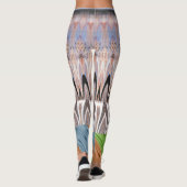 Creëer je eigen mooie florale patroon Kleding Leggings (Achterkant)