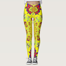 Creëer je eigen mooie florale patroon Kleding Leggings