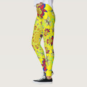 Creëer je eigen mooie florale patroon Kleding Leggings (Links)