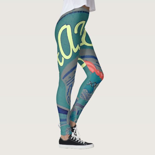 Creëer je eigen mooie Hakuna Matata heerlijk Leggings (Rechts)