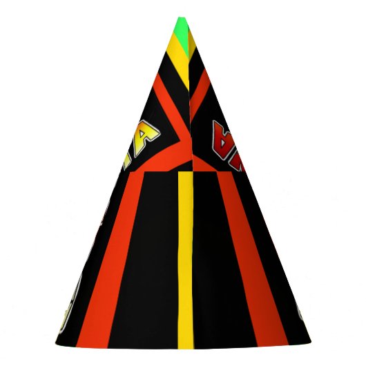 Creëer je eigen mooie, kleurrijke kerstkerst feesthoedjes (Achterkant)