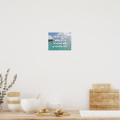 Creëer je eigen Motiverende Inspirerende Oceaan Poster (Keuken)