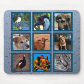 Creëer je eigen mousepad - blauw muismat (Voorkant)