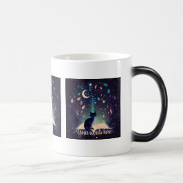 Creëer Je eigen mystieke Black Cat Magic Magische Mok