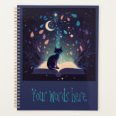 Creëer Je eigen mystieke Black Cat Magic Planner (Voorkant)
