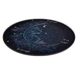 Creëer Je Eigen Mystieke Blauwe Maan Altaar Bord Snijplank