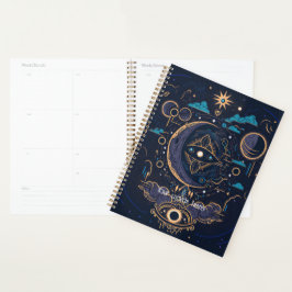 Creëer Je eigen mystieke hemelse maan Planner