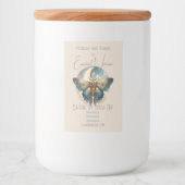 Creëer Je eigen mystieke maanmot Voedselcontainer Etiket (Voorkant)