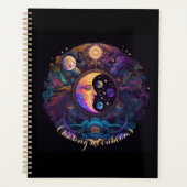 Creëer Je eigen mystieke Man in Moon Planner (Voorkant)