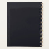 Creëer Je eigen mystieke middernacht zwarte kat Planner (Achterkant)