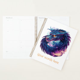 Creëer Je eigen mystieke Paarse draak Planner