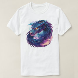 Creëer Je eigen mystieke Paarse draak T-shirt
