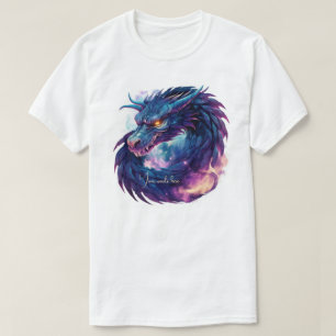 Creëer Je eigen mystieke Paarse draak T-shirt