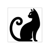 Creëer Je Eigen Mystieke Zwarte Kat Rubberstempel (Afrduk)