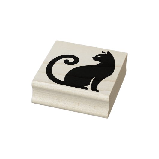 Creëer Je Eigen Mystieke Zwarte Kat Rubberstempel (Stempel)