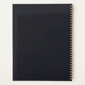 Creëer Je eigen mystieke zwarte kat silhouet Planner (Achterkant)