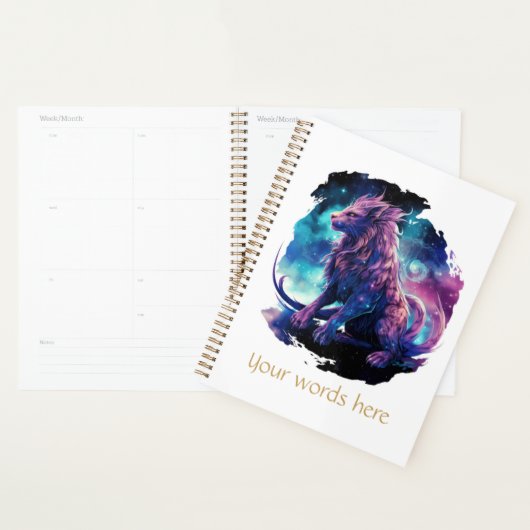 Creëer Je eigen mythische Chimera Fantasy Creature Planner (Display)