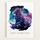 Creëer Je eigen mythische Chimera Fantasy Creature Planner (Voorkant)