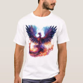 Creëer Je Eigen Mythische Phoenix Vuurvogel T-shirt (Voorkant)