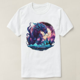 Creëer Je Eigen Mythologische Kraken Water Draak T-shirt