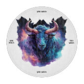 Creëer Je Eigen Mythologische Minotaurus Stier Snijplank (Voorkant)