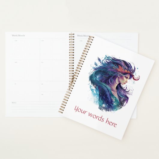 Creëer Je Eigen Mythologische Zeemeermin Planner (Display)