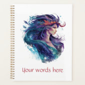 Creëer Je Eigen Mythologische Zeemeermin Planner (Voorkant)
