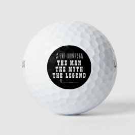 Creëer je eigen naam Initialen golfballen