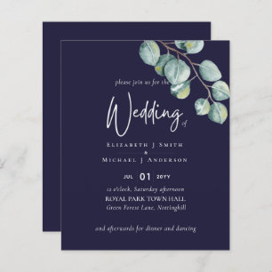 Creëer Je eigen NAVY White Sage Eucalyptus Weddens