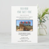 Creëer je eigen New Home Housewarming party Kaart (Staand voorkant)