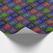 Creëer je eigen niets zoals jij cadeaupapier (Hoek)