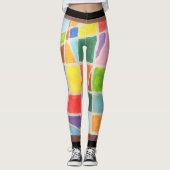 Creëer je eigen Nieuwe Casual Braziliaanse Copacab Leggings (Voorkant)