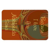 Creëer je eigen omdat ik van je hou, Nakupenda San Magneet (Horizontaal)