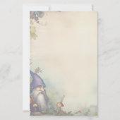 Creëer Je Eigen Oude Dwergentuin Kantoor Briefpapi Briefpapier (Achterkant)