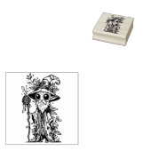 Creëer Je Eigen Oude Gnoom Tovenaar Rubberstempel (Gestempeld)