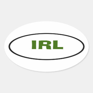 Creëer Je eigen ovale Zazzle Sticker met een rand