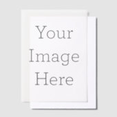 Gepersonaliseerde 12,7x17,8 Enkel Vellum Overlay (Offset)