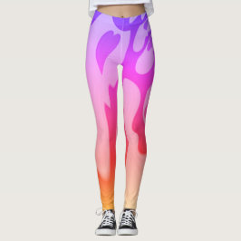 Creëer je eigen Paarse basisbroek Leggings