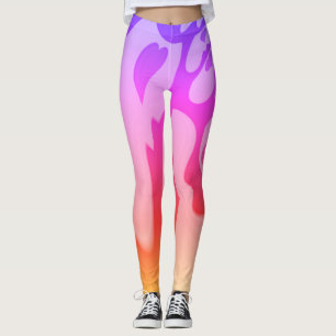 Creëer je eigen Paarse basisbroek Leggings