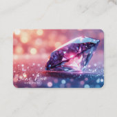 Creëer je eigen Paarse diamant Visitekaartje (Voorkant)
