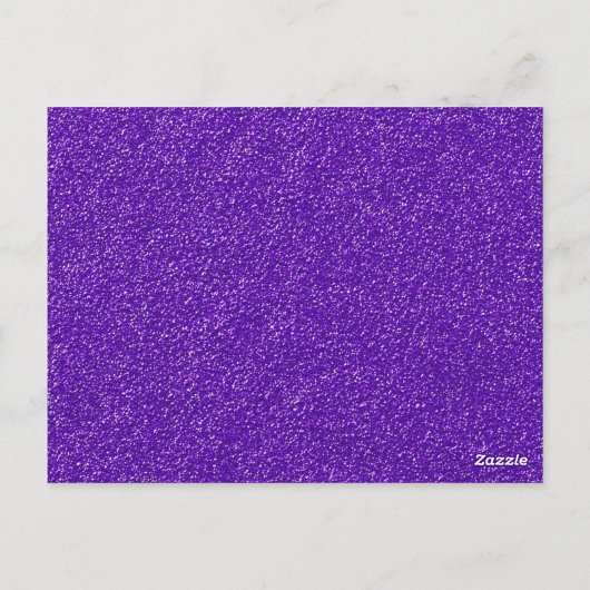 Creëer Je eigen Paarse glitter Briefkaart (Achterkant)