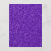 Creëer Je eigen Paarse glitter Briefkaart (Voorkant)