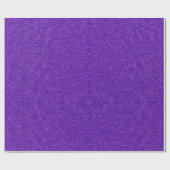 Creëer Je eigen Paarse glitter Cadeaupapier (Vlak)