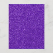 Creëer Je eigen Paarse glitter Flyer (Achterkant)